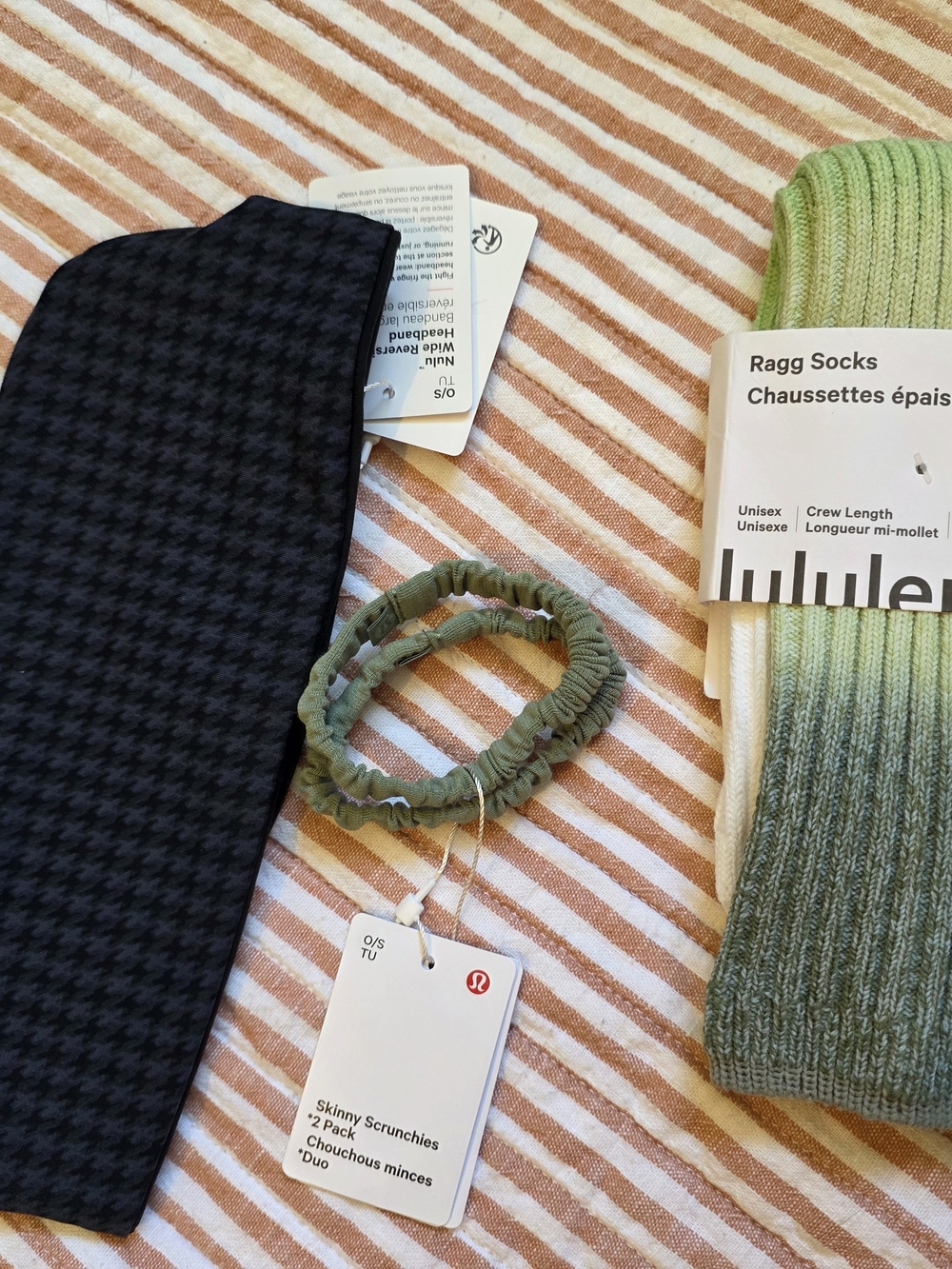 lululemon Black Reversible NuLu Headband Bundle